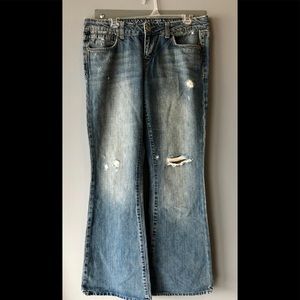 American Eagle Real Flare jeans